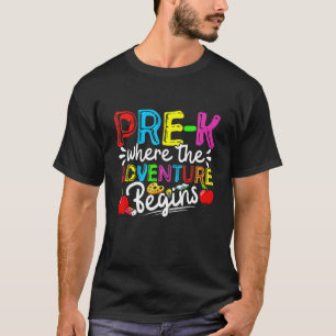 Vorher K, wo das Abenteuer mit der Schulkneipe beg T-Shirt