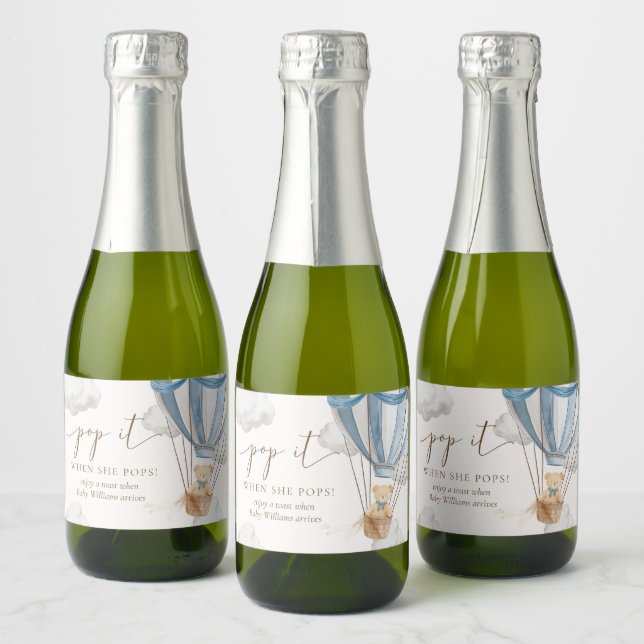 Vorher warten Teddy Bären Pop es, wenn sie Pop (Flaschen)