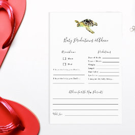 Vorhersagen & Beratung Sea Turtle Baby Dusche Einf Flyer