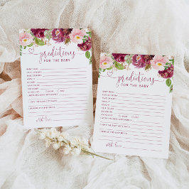 Vorhersagen für den Blumenfall in Burgund für die  Einladung