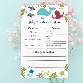 Vorhersagen & Ratschläge unter der Sea Baby-Dusche