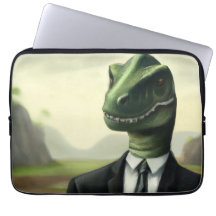 Vorhistorischer Dinosaurier Businessman, Fun AI ge