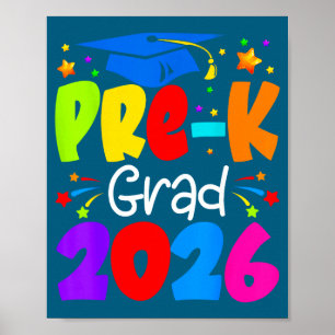 Vorkandidat 2026 Vorschulabschluss-Illustration Poster