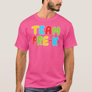 Vorkinder-Lehrerteam zurück zur Schulpresse T-Shirt
