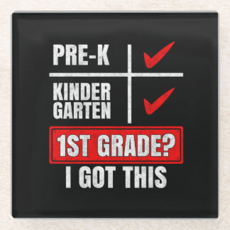VORKINDERGARTEN 1. GRAD? ICH HABE DAS GOT GLASUNTERSETZER
