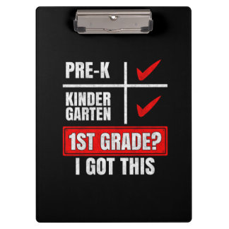 VORKINDERGARTEN 1. GRAD? ICH HABE DAS GOT KLEMMBRETT