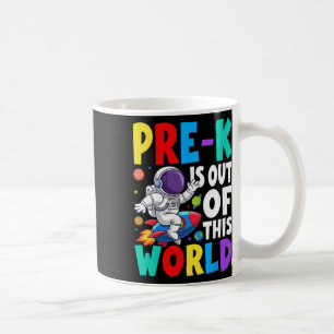 Vorkindergarten ist außerirdisch süßer Astronaut Z Kaffeetasse