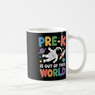Vorkindergarten ist außerirdischer Weltraumlehrer Kaffeetasse