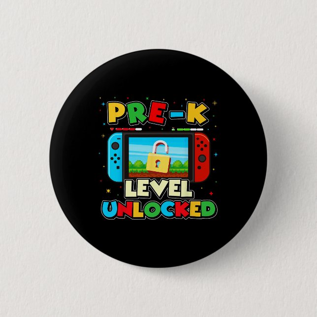 Vorkindergartenstufe freigeschaltete Videospieler- Button (Vorderseite)