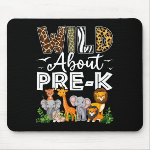 Vorklassenlehrer, Kinder freuen sich auf die Schul Mousepad