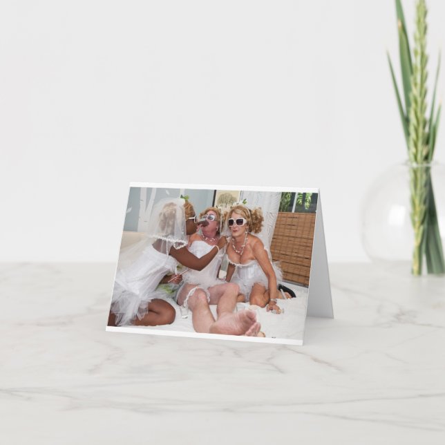 Vorkleben für Muriels Hochzeit Karte (Vorderseite)