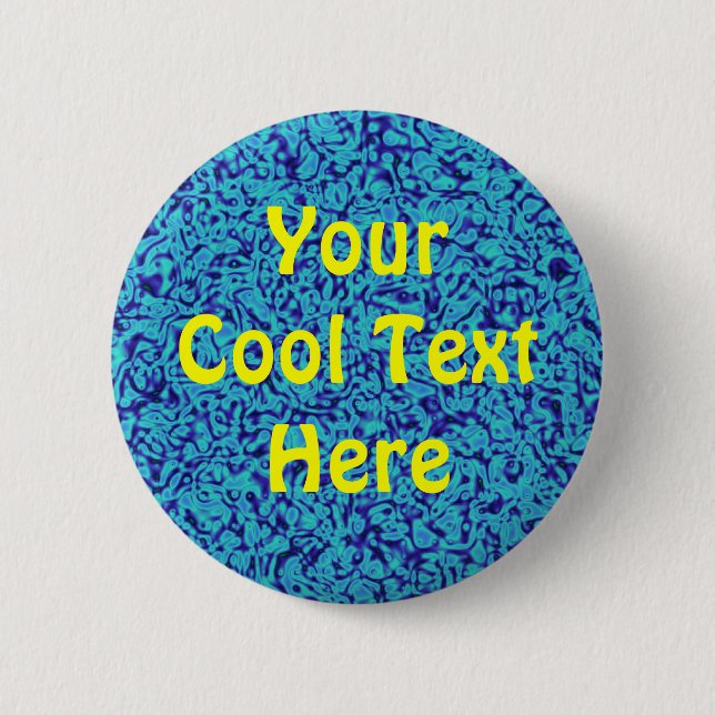 Vorlage "Blue Impressionism" Button (Vorderseite)