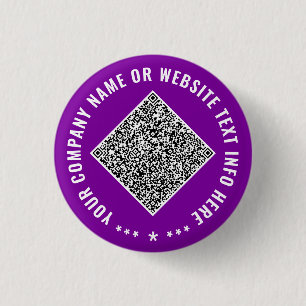 Vorlage des benutzerdefinierten QR-Codes für Text Button