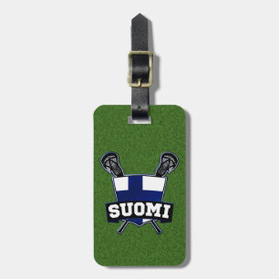 Vorlage des finnischen Lacrosse Luggage Tag Gepäckanhänger