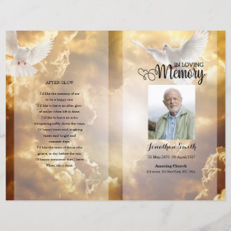 Vorlage des Golden Sky Funerary Program