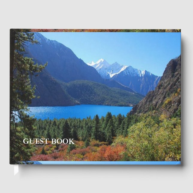 VORLAGE DIREKT ändern Farbe hinzufügen Text Farbe  Gästebuch (Vorderseite)