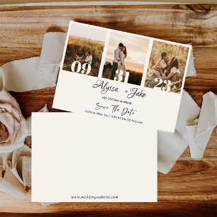 Vorlage FotoCollage Save the Date Einladung