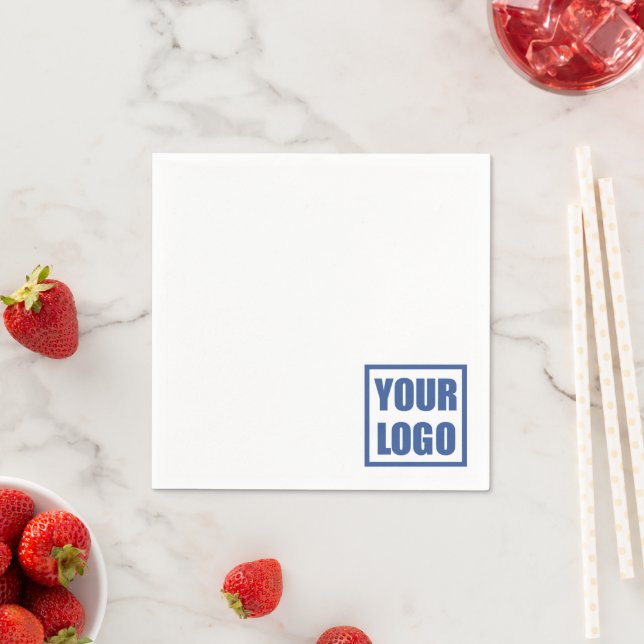 Vorlage für 50x-Servietten-Napkins-Geschäftslogo Serviette (Beispiel)