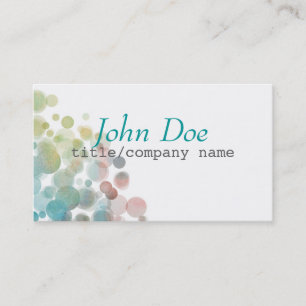 Vorlage für abstrakte Visitenkarten, doppelseitig Visitenkarte