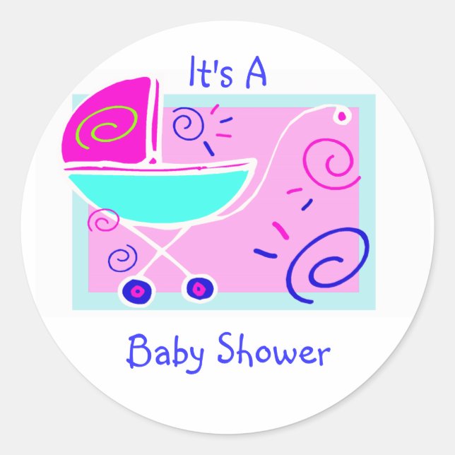 Vorlage für Aufkleber für Baby-Buggy-Umschlag Aufk (Vorderseite)