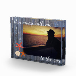 Vorlage für Beach Theme Fotoblock