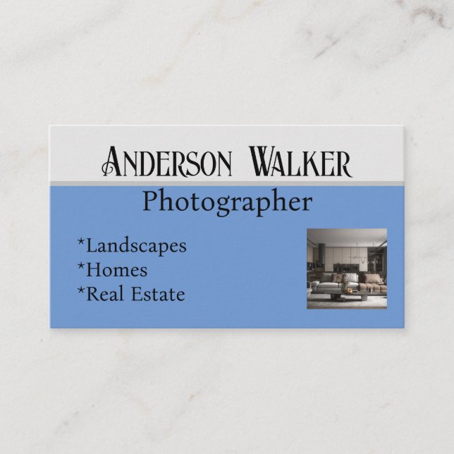 Vorlage für benutzerdefinierbare Visitenkarten Visitenkarte (Vorderseite)