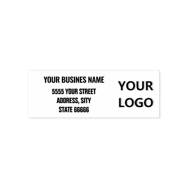 Vorlage für benutzerdefinierte Logos oder Foto-Rüc Permastempel (Design)