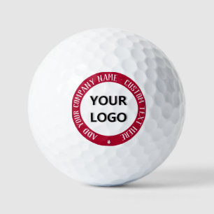 Vorlage für benutzerdefinierte Logos und Text-Brie Golfball