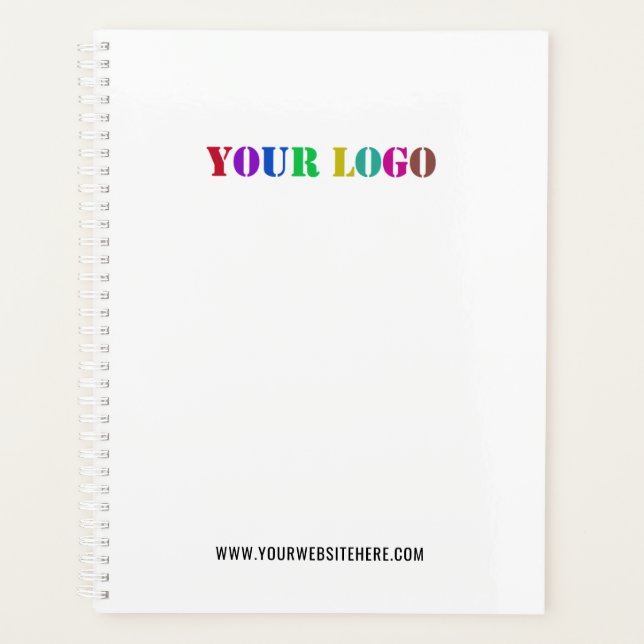 Vorlage für benutzerdefinierte Logos und Text-Gesc Planer (Vorderseite)
