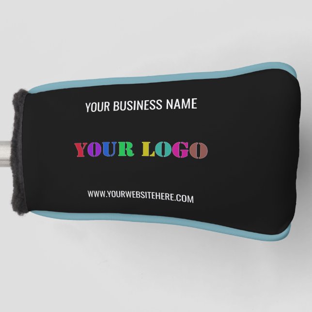Vorlage für benutzerdefinierte Logos und Text-Golf Golf Headcover (Vorderseite)