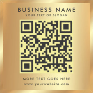 Vorlage für benutzerdefinierte Text QR-Code-Logos  Aufkleber