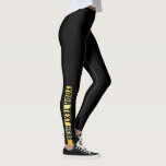 Vorlage für benutzerdefinierten Schwarz- und Gold- Leggings<br><div class="desc">Fügen Sie hier Ihr Textsymbol hinzu. Moderne Leggings in Schwarz und Gold.</div>