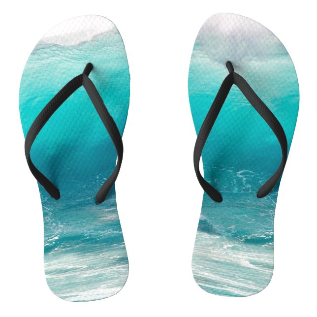 Vorlage für benutzerdefiniertes Surfen in Seefeld Flip Flops (Fußbett)