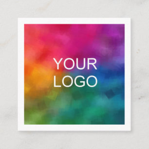 Vorlage für Berufliche Firmenlogos Quadratische Visitenkarte