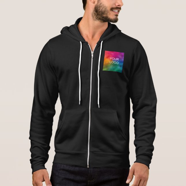 Vorlage für Bild-Logo-Bildvorlage nach eigenem Erm Hoodie (Vorderseite)