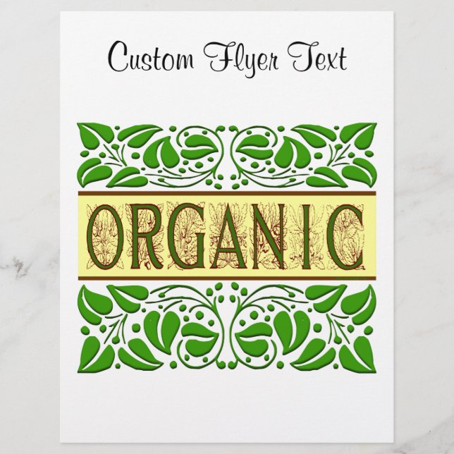 Vorlage für Bio Sprichwort-Flyer Flyer (Vorne)