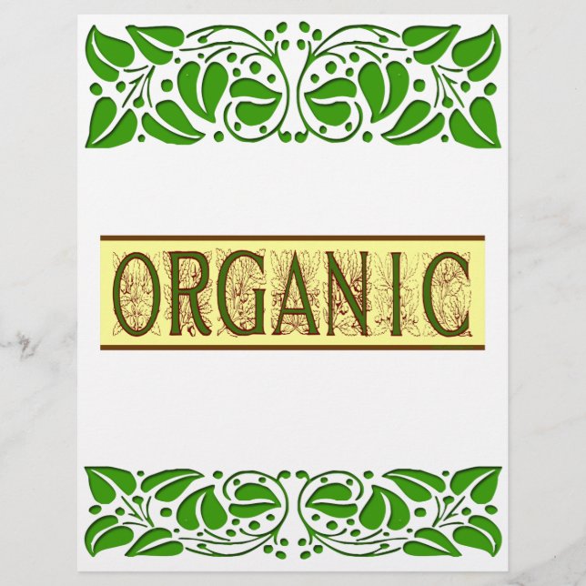 Vorlage für Bio Sprichwort-Flyer Flyer (Vorne)