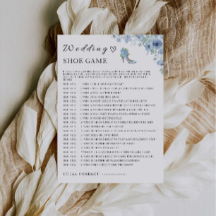 Vorlage für blaues Hochzeitsschuh,