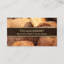 Vorlage für Brotbackwaren/Foto-Visitenkarte