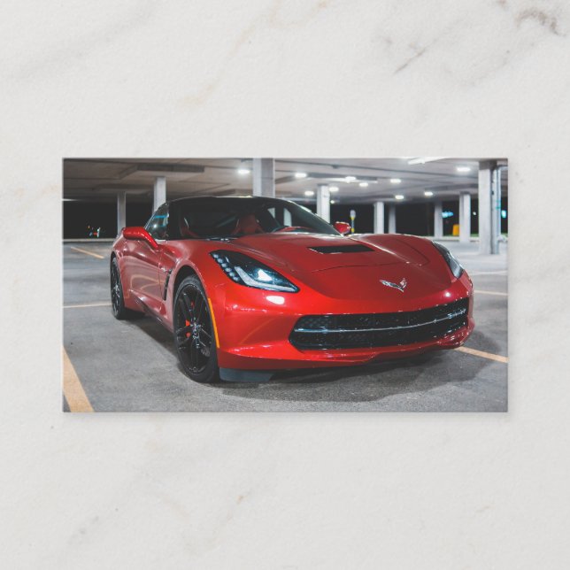 Vorlage für coole Visitenkarten für Automotive Ser Visitenkarte (Vorderseite)