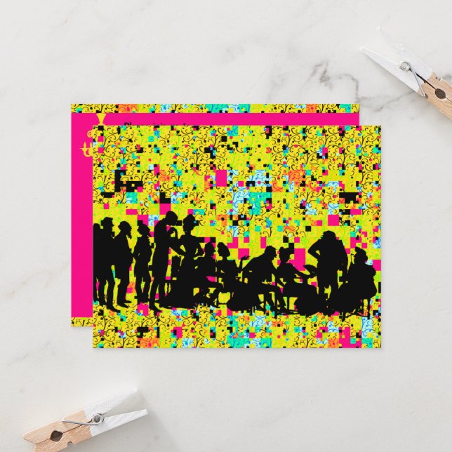 Vorlage für Couple-Polterabend (Vorderseite/Rückseite Beispiel)