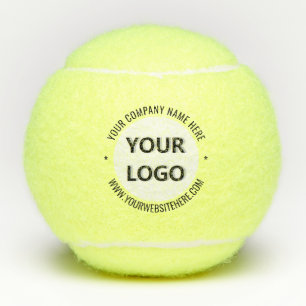 Vorlage für das benutzerdefinierte Firmenlogo Text Tennisbälle