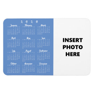 Vorlage für das benutzerdefinierte Foto 2020-Kalen Magnet