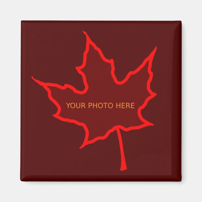 Vorlage für das Bild im Herbst Magnet (Vorne)