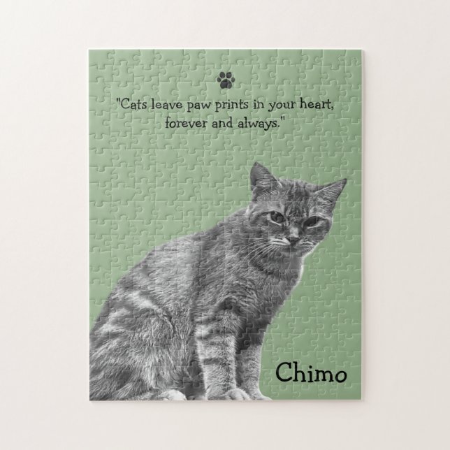 Vorlage für das Cat Foto Personalisiert (Vertikal)