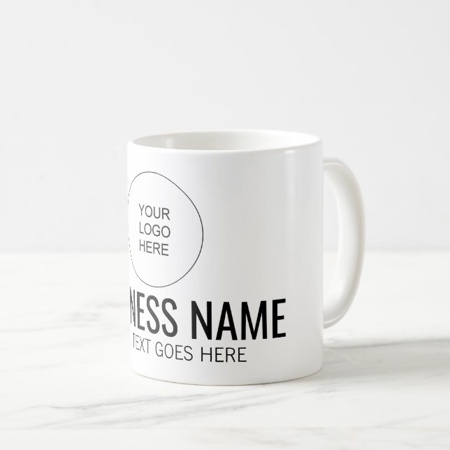 Vorlage für das Firmenlogo hinzufügen Kaffeetasse (VorderseiteRechts)