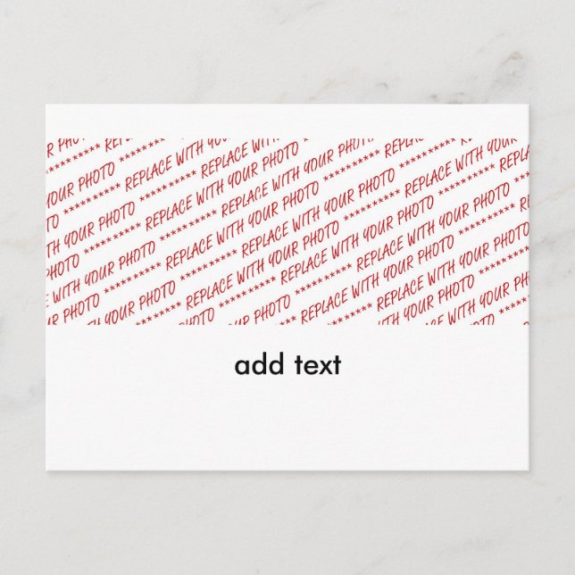 Vorlage für das Foto Panorama, Gruppe oder Klasse Postkarte (Vorderseite)