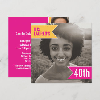 Vorlage für das helle Flag 40. Party