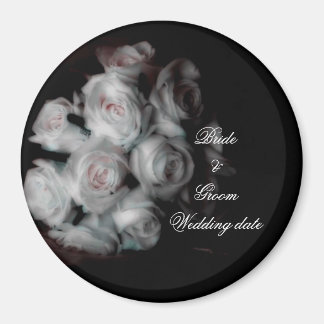 Vorlage für das Hochzeitsrosen-Magnet Magnet