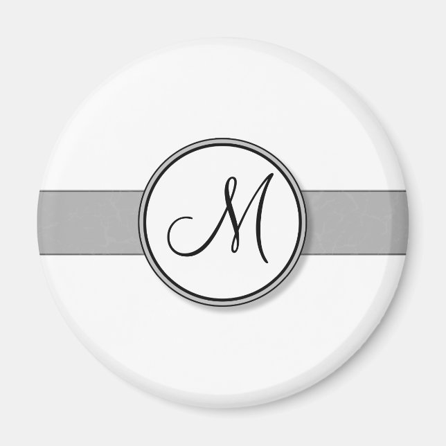 Vorlage für das individuell anpassbare Split Monog Magnet (Vorne)